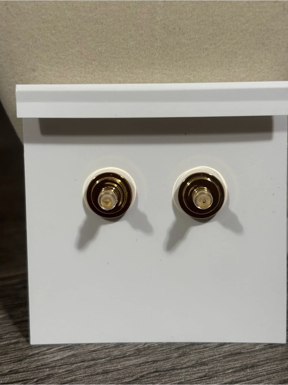 NWOT Tory Burch Icon Pave’ Stud Earrings